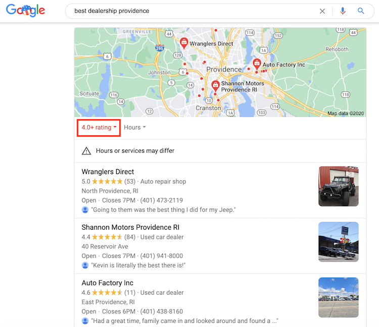 Getting new Google reviews is important for your car dealer marketing because it helps car buyers see how you care about your customers.
