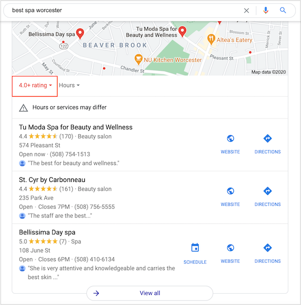 Good reviews are important if you want to rank in the google local pack.