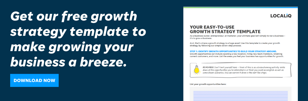 Use this free growth strategy template to make planning for growth simple.