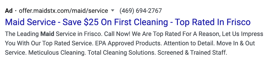spring home services marketing ideas - spring cleaning discount