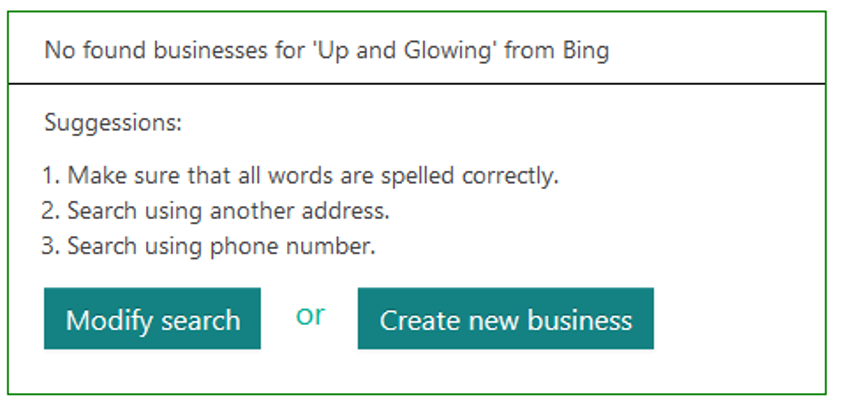 set up bing business listing - add business to bing