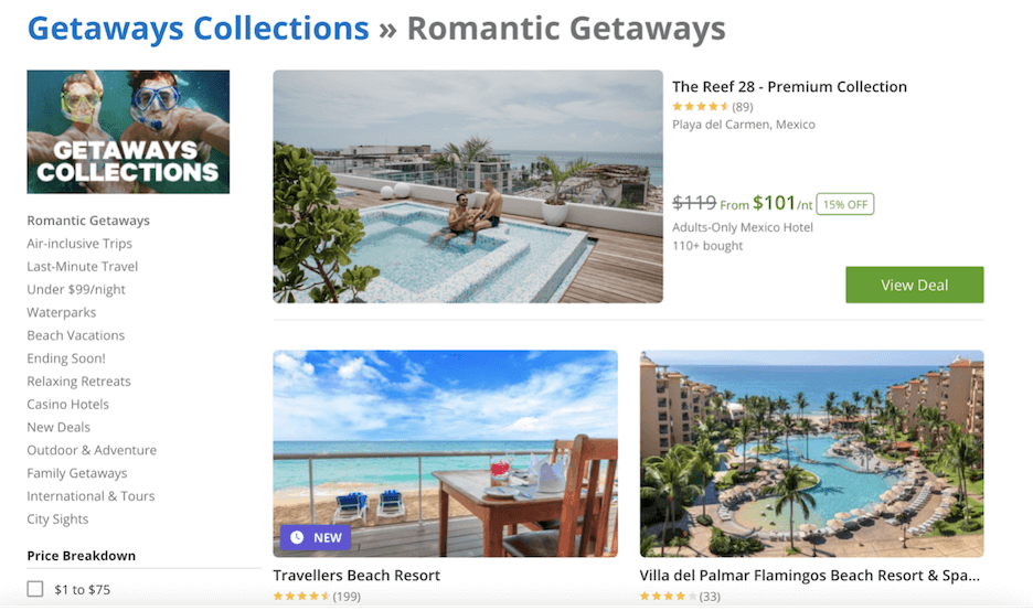 hospitality marketing 2021 - romantic getaways