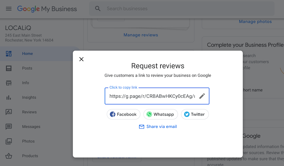 search visibility - using google my business to build reviews