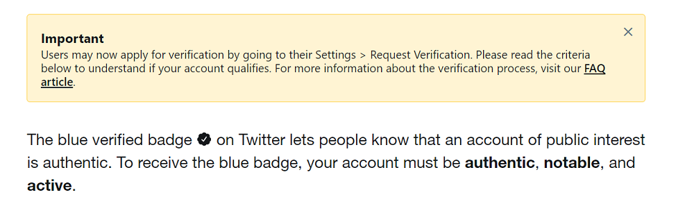 twitter updates - twitter verification