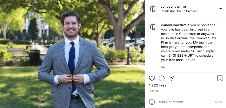 professional services instagram captions - law firm