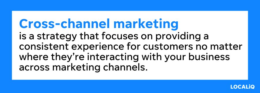 what is cross channel marketing