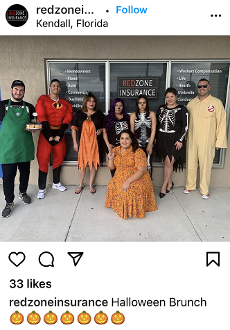 halloween social media posts - halloween costume contest for small business
