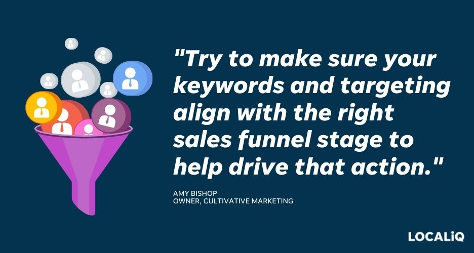 how to improve search advertising performance - choose the right keywords and targeting