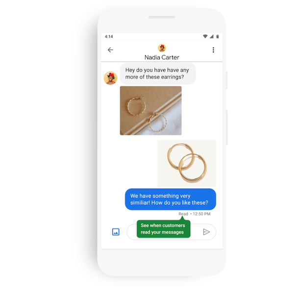 google business profile updates - messaging and read receipts