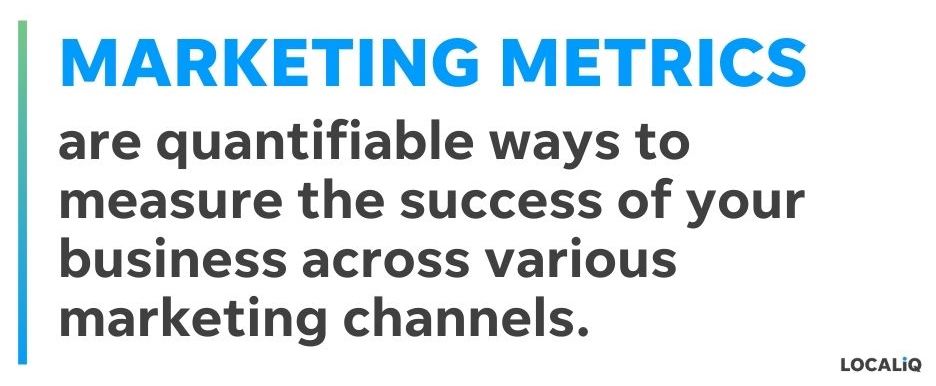what are marketing metrics - definition